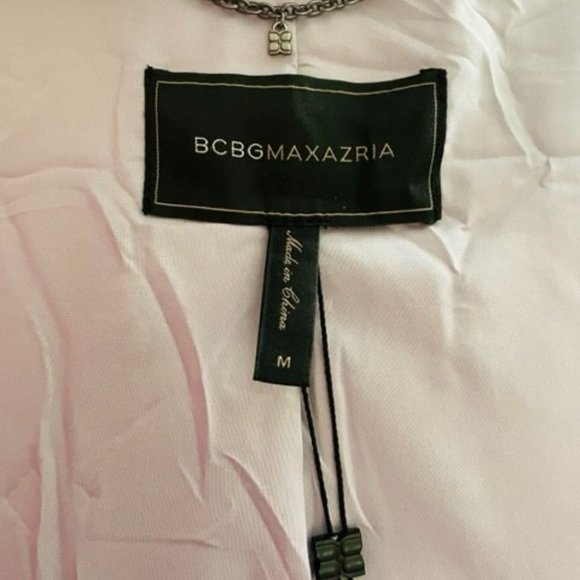 BCBG New with Tags Faux Fur Lilac Coat - Picture 4 of 5